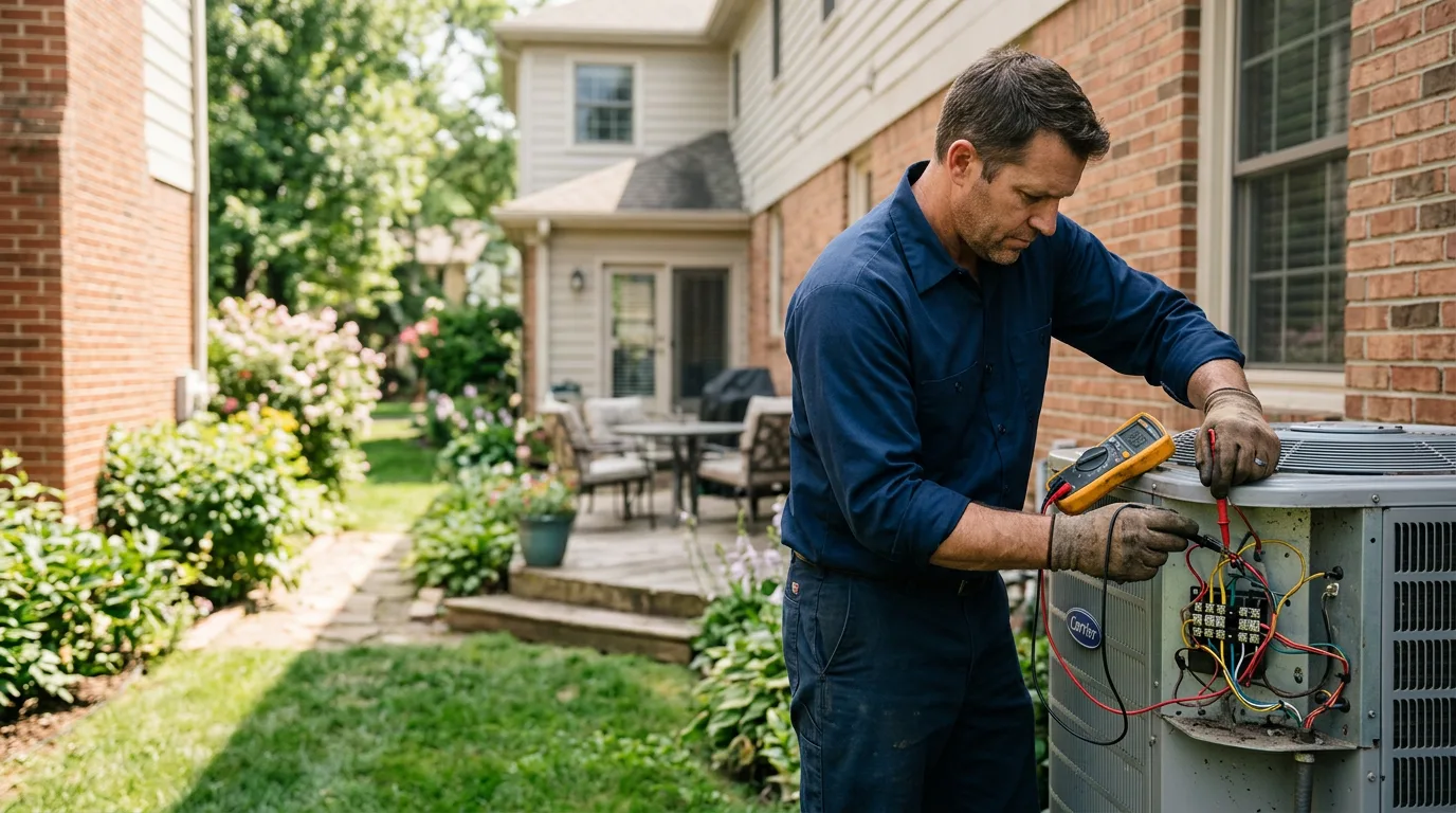 HVAC technician working near Mellen, WI